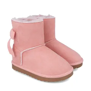 Cizme copii,material textil, blanita sintetica, Cloud, roz, Garvalin- 241550-B032-27-Garvalin