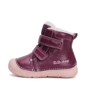 Ghete fete, piele naturala, captusite, violet, D.D.Step- W082-42385C-25-D.D. Step