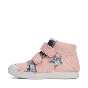 Ghete baieti, piele naturala, talpa flexibila, roz, D.D.Step_A049-42271EM-26_Pebebe