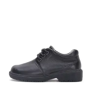 Pantofi baieti, piele naturala, negru, siret, D.D.Step Colectia Back to School_S105-42443M-28_Pebebe
