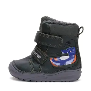 Ghete din piele naturala, captuseala, verde inchis, crocodil, D.D.Step- W071-42421B-25-D.D. Step