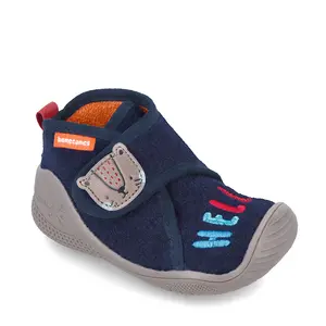 Pantofi baieti, material textil, Biohome, Hello World, bleumarin, Biomecanics_241154-A089-18_Pebebe