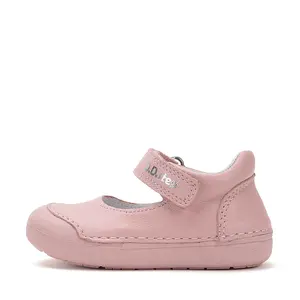 Pantofi D.D.Step, fete, piele naturala, decupati, primii pași, roz_H066-51758-21_Pebebe