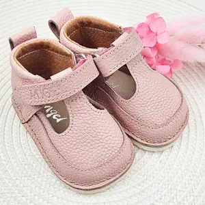 Pantofi barefoot fete, talpa flexibila, decupati, roz, Bamby- RO-501-3-22-