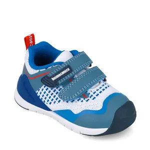 Pantofi baieti, piele ecologica si material textil, Biomecanics Biogateo Sneaker, albastru- 252131-A057-25-Biomecanics