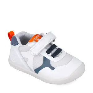 Pantofi Biomecanics copii, piele ecologica si material textil, Biomecanics Wider, albastru- 252163-B834-26-Biomecanics