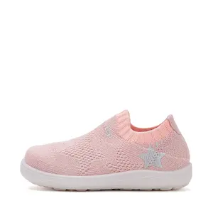 Pantofi copii D.D Step, material textil, talpa flexibila, roz- F093-51209E-27-D.D. Step
