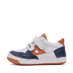 Pantofi sport baieti, piele naturala, bleumarin / alb, D.D. Step- S040-51234BM-30-D.D. Step