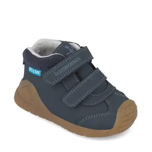 Ghete Biomecanics Baieti, piele naturala, primii pași, captuseala lana naturala, BioGateo, culoare bleumarin- 251134-A089FB-25-Biomecanics