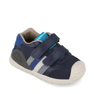 Pantofi Biomecanics baieti, piele naturala, primii pași, sustinere calcai, BioGateo, bleumarin- 251129-A183-25-Biomecanics