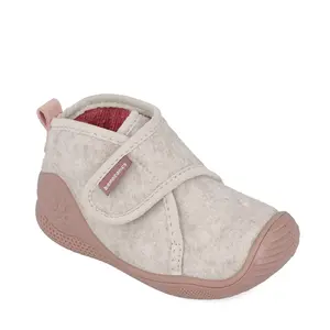 Pantofi Biomecanics fete, material textil, sustinere calcai, Biohome, bej- 251140-D103-24-Biomecanics