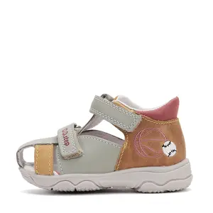 Sandale D.D. Step baieti, piele naturala, maro, basketball, D.D. Step_G064-51611BM-31_Pebebe