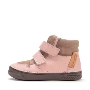 Ghete D.D Step fete, piele naturala, captuseala din piele, roz- A040-52560EM-30-D.D. Step