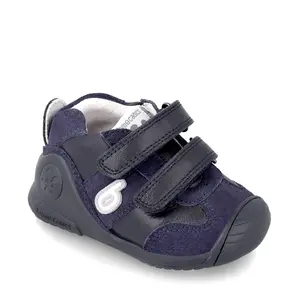 Pantofi copii, piele naturala, Biogateo Sport, bleumarin, Biomecanics_221002-A089-18_Pebebe