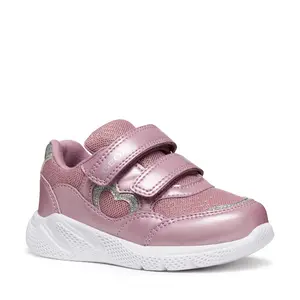 Pantofi sport Geox fete, material textil, talpa flexibila, Sprintye, roz- B564TA-0GNAJ-C8011-26-GEOX