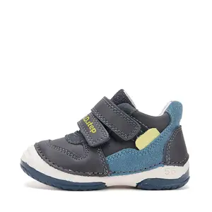 Pantofi DD Step baieți, piele naturală, cu suținere, talpa flexibila, bleumarin_S038-61324A-19_Pebebe