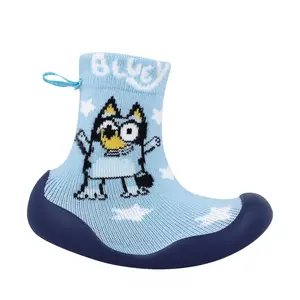 Sosete de interior cu talpa din cauciuc, Garvalin colecția Bluey_251850-A008-22/23_Pebebe