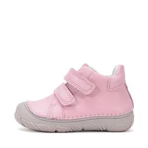 Pantofi D.D Step fete, piele naturală, captuseală din piele, talpă flexibilă, roz deschis_S082-61125F-25_Pebebe