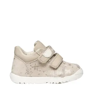 Pantofi Geox fete, piele naturala, talpa felexibila, Macchia, bej_B164PA-00778-C5000-18_Pebebe