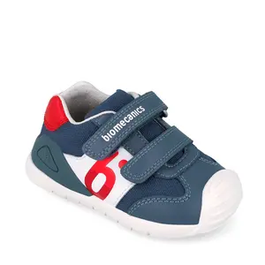Pantofi Sport Biomecanics, Băieței, Biogateo Casual , Piele și material Textil &ndash; Albastru Navy_262121-A556-20_Pebebe