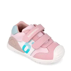 Pantofi Sport Biomecanics, Fete, Biogateo Casual , Piele și material Textil &ndash; Roz pal_262121-C032-19_Pebebe