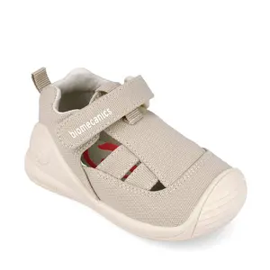 Sandale Biomecanics, Material Textil, Biogateo Canvas - Bej_262187-C887-19_Pebebe