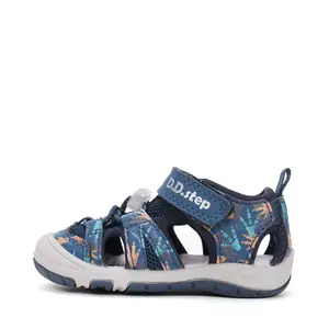 Sandale D.D Step baieti cu uscare rapidă, material textil, bleumarin_G065-61146AM-30_Pebebe