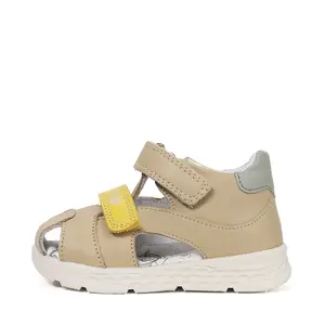 Sandale cu supinatie, piele naturala, crem, Ponte20_DA05-6-1808A-23_Pebebe