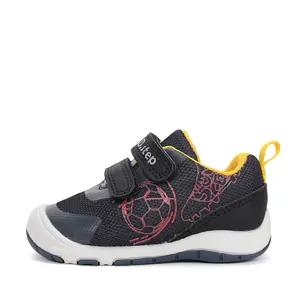 Pantofi sport Băieti, material textil, talpa flexibila, albastru, D.D. Step_F065-61360M-31_Pebebe