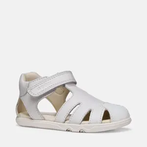 Sandale Geox fete, Barefoot, piele naturala, Steppieup, crem_B656PC-00085-C1000-22_Pebebe