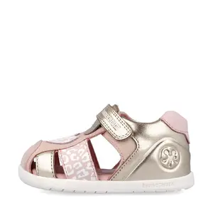 Sandale fete Barefoot Biomecanics Wider, Piele Naturala, roz cu auriu_262161-A878-21_Pebebe