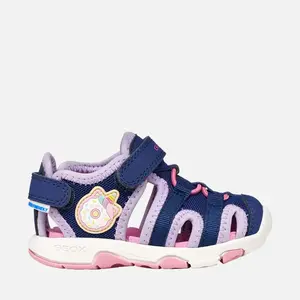 Sandale fete Geox, Multi, uscare rapidă, material textil, mov_B650DA-01450-C4215-21_Pebebe