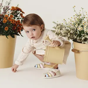 Sandale fete Geox, piele naturala, Macchia, Bej_B254WB-08502-C1M2M-19_Pebebe