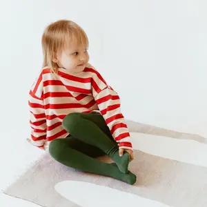 Dresuri din bumbac pentru copii, verde, STEVEN_FC030023J_Pebebe