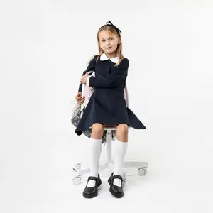 Sosete până la genunchi pentru fete, alb, STEVEN_YK005072E_Pebebe