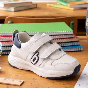 Pantofi Biomecanics baieti, Bioevolution Sport, alb cu bleumarin, talpă flexibilă, velcro_261030-A057-28_Pebebe