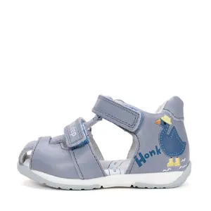 Sandale baieti, piele naturala, rata, albastru, D.D.Step_G111-61581B-25_Pebebe