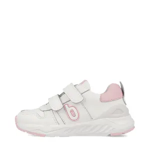 Pantofi Biomecanics fete, Bioevolution Sport, alb cu roz, talpă flexibilă, velcro_261030-B113-27_Pebebe
