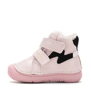 Ghete D.D Step fete, piele naturala, imblanite, roz_W082-62926D-20_Pebebe