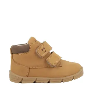 Ghete Primigi baieti, primii pasi, Barefoot, piele naturala, talpa flexibila, varf protector, maro_2403133-19_Pebebe