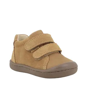 Pantofi Primigi baieti, primii pasi, piele naturala, talpa flexibila, varf protector, maro_2400011-21_Pebebe
