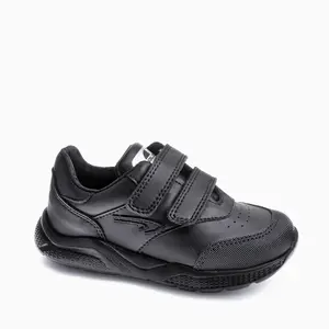 Pantofi primii pași copii Pablosky, piele regenerată certificată, SATURN, negru_204110-27_Pebebe