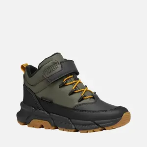 Ghete Geox copii, impermeabili, Military, Flexyper PLUS, Tehnologia Amphibiox&trade;_J66LCA-0FUME-C3009-28_Pebebe