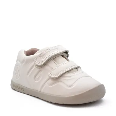 Pantofi copii, piele naturala, Biogateo Wider, crem, Biomecanics