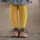 Dres din bumbac, model cu dungi, galben, Condor- 2.016/1-8-630-Condor Dres din bumbac, model cu dungi, galben, Condor- 2.016/1-8-630-Condor