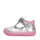 Pantofi decupati, piele naturala, primii pași, Barefoot, argintiu, stelute - curcubeu, D.D.Step- H070-41464E-25-D.D. Step Pantofi decupati, piele naturala, primii pași, Barefoot, argintiu, stelute - curcubeu, D.D.Step- H070-41464E-25-D.D. Step