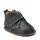 Ghete copii, barefoot, piele naturala, primii pasi, negru- RO-121-3-22-By Pebebe