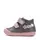 Pantofi D.D. Step fete, piele naturala, primii pasi, talpa felxibila, gri cu barete roz, floricele- S066-52737B-25-D.D. Step Pantofi D.D. Step fete, piele naturala, primii pasi, talpa felxibila, gri cu barete roz, floricele- S066-52737B-25-D.D. Step