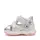Sandale D.D. Step fete, piele naturala, talpa FlexiSistem, alb argintiu , floricele, D.D. Step- G103-51677-24-D.D. Step Sandale D.D. Step fete, piele naturala, talpa FlexiSistem, alb argintiu , floricele, D.D. Step- G103-51677-24-D.D. Step
