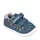 Pantofi Barefoot Biomecanics Wider, Piele Naturală, Închidere Dublă - Albastru cu Imprimeu Geometric_262166-A556-21_Pebebe
